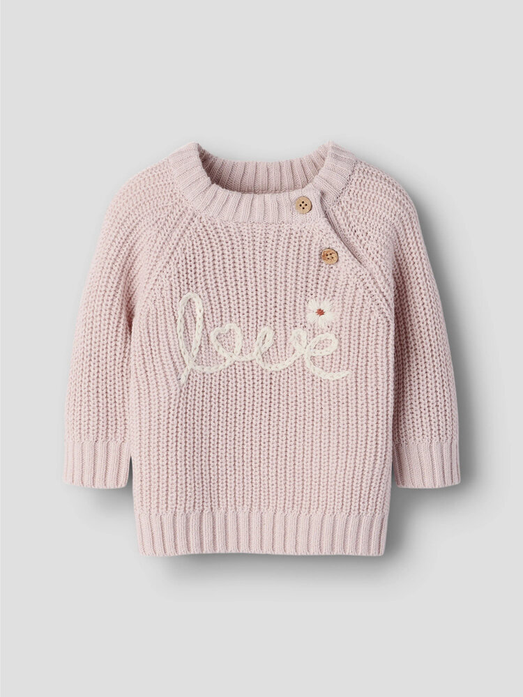 Lil Atelier 13245271 NBFEMLEN EMB LS KNIT LIL Hushed Violet Lil Atelier 13245271 NBFEMLEN EMB LS KNIT LIL Hushed Violet