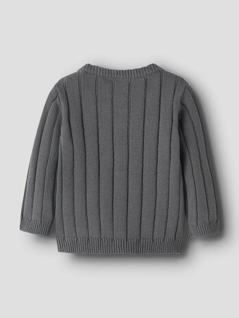 Lil Atelier 13257600 NBMLOMON LS KNIT CARD LIL Poppy Seed Lil Atelier 13257600 NBMLOMON LS KNIT CARD LIL Poppy Seed
