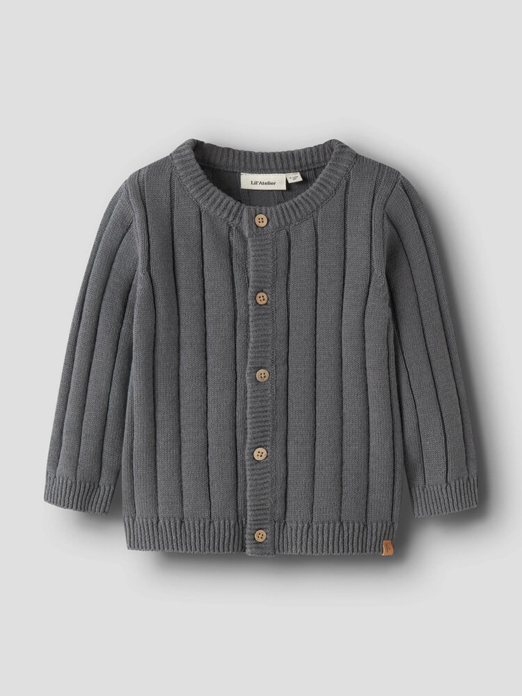 Lil Atelier 13257600 NBMLOMON LS KNIT CARD LIL Poppy Seed Lil Atelier 13257600 NBMLOMON LS KNIT CARD LIL Poppy Seed