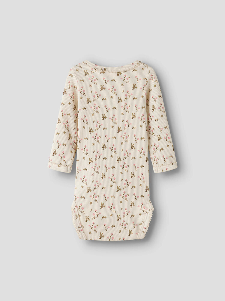 Lil Atelier 13260856 NBFLAGO MAU LS SLIM BODY LIL Turtledove ROSE FLOWER Lil Atelier 13260856 NBFLAGO MAU LS SLIM BODY LIL Turtledove ROSE FLOWER