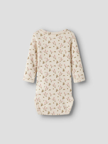 Lil Atelier 13260856 NBFLAGO MAU LS SLIM BODY LIL Turtledove ROSE FLOWER Lil Atelier 13260856 NBFLAGO MAU LS SLIM BODY LIL Turtledove ROSE FLOWER