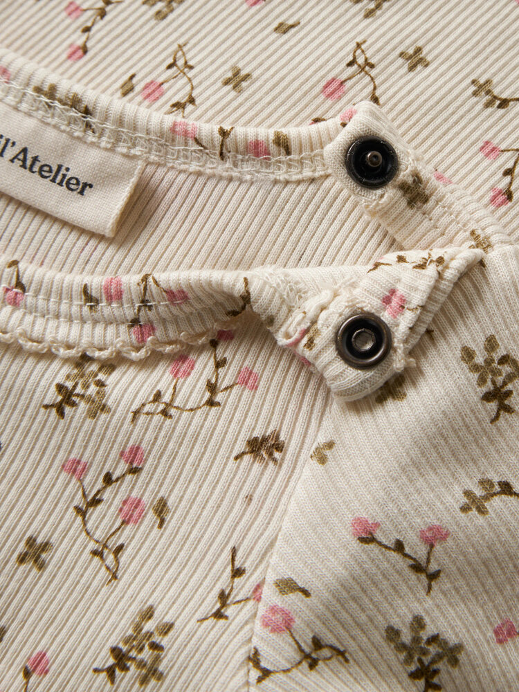 Lil Atelier 13260856 NBFLAGO MAU LS SLIM BODY LIL Turtledove ROSE FLOWER Lil Atelier 13260856 NBFLAGO MAU LS SLIM BODY LIL Turtledove ROSE FLOWER