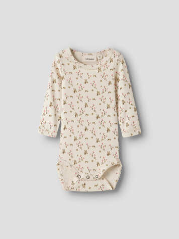 Lil Atelier 13260856 NBFLAGO MAU LS SLIM BODY LIL Turtledove ROSE FLOWER