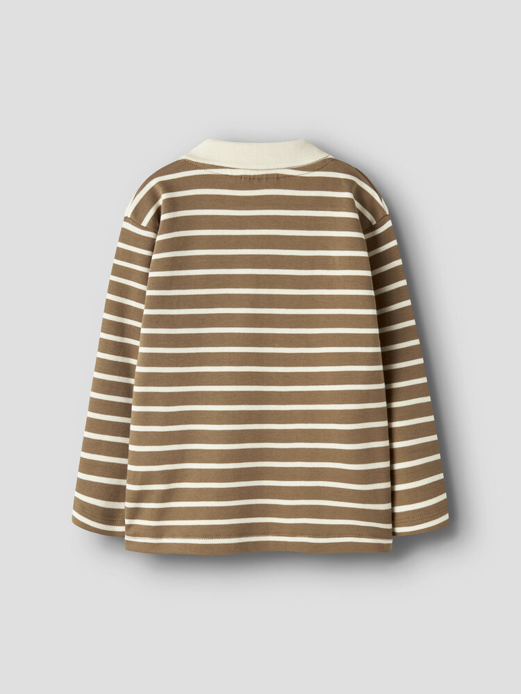 Lil Atelier 13257622 NMMLIMIA LS LOOSE POLO TOP LIL Kangaroo TURTLEDOVE Lil Atelier 13257622 NMMLIMIA LS LOOSE POLO TOP LIL Kangaroo TURTLEDOVE