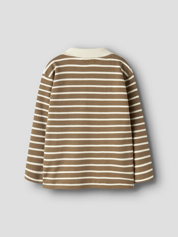 Lil Atelier 13257622 NMMLIMIA LS LOOSE POLO TOP LIL Kangaroo TURTLEDOVE Lil Atelier 13257622 NMMLIMIA LS LOOSE POLO TOP LIL Kangaroo TURTLEDOVE