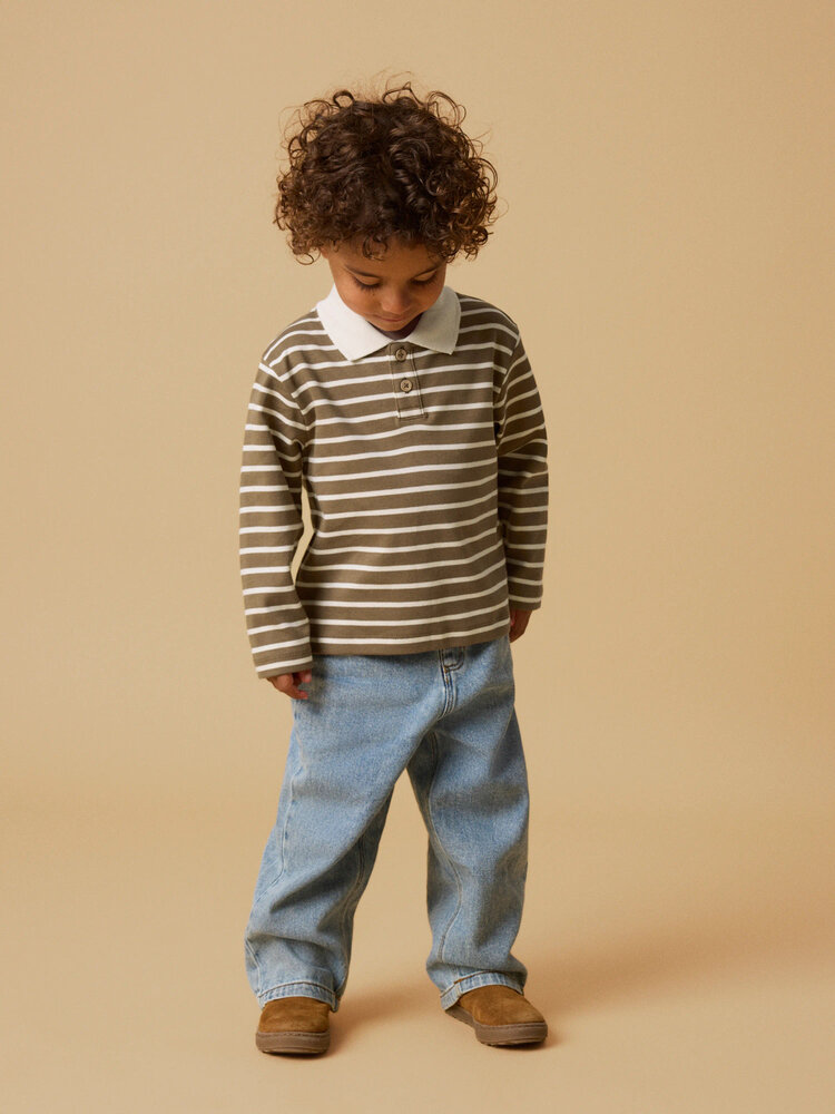 Lil Atelier 13257622 NMMLIMIA LS LOOSE POLO TOP LIL Kangaroo TURTLEDOVE Lil Atelier 13257622 NMMLIMIA LS LOOSE POLO TOP LIL Kangaroo TURTLEDOVE