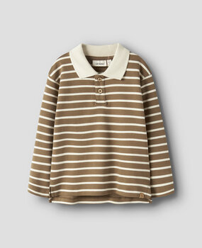 Lil Atelier 13257622 NMMLIMIA LS LOOSE POLO TOP LIL Kangaroo TURTLEDOVE Lil Atelier 13257622 NMMLIMIA LS LOOSE POLO TOP LIL Kangaroo TURTLEDOVE