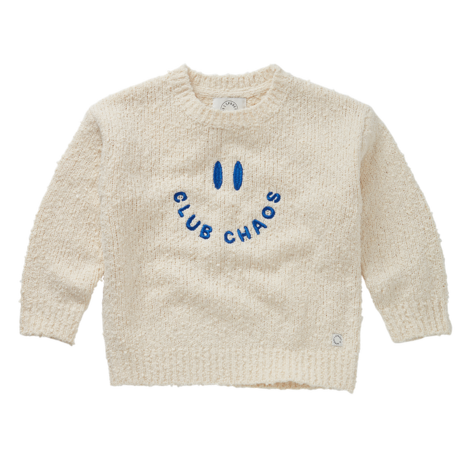 Sproet & Sprout Sweater Boucle Club Chaos Ivory Melee Sproet & Sprout Sweater Boucle Club Chaos Ivory Melee