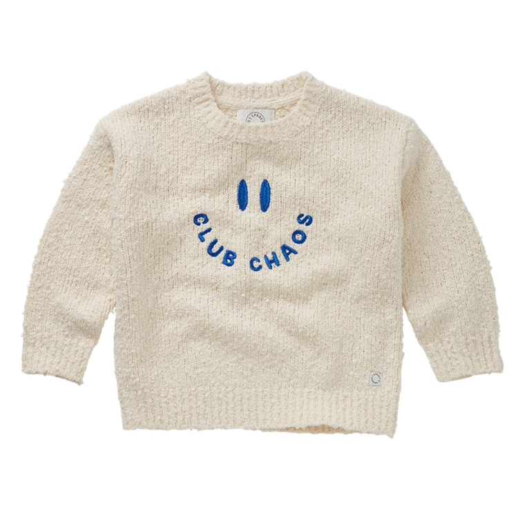 Sproet & Sprout Sweater Boucle Club Chaos Ivory Melee