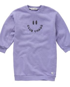 Sproet & Sprout Sweat Dress Club Chaos Crayon Cloud