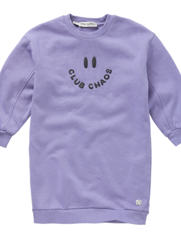 Sproet & Sprout Sweat Dress Club Chaos Crayon Cloud
