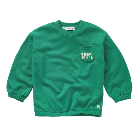 Sproet & Sprout Sweatshirt Club Chaos Green Deep Green Sproet & Sprout Sweatshirt Club Chaos Green Deep Green