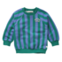 Sweatshirt Block Stripes Deep Green