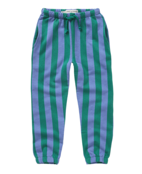 Sproet & Sprout Sweatpants Green Stripe Deep Green