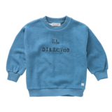 Sproet & Sprout Sweatshirt El Director Blue Chalkboard Blue Sproet & Sprout Sweatshirt El Director Blue Chalkboard Blue