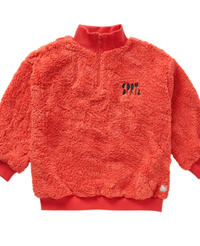Sproet & Sprout Sweatshirt Anorak Teddy Vivid Red
