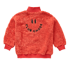 Sproet & Sprout Sweatshirt Anorak Teddy Vivid Red Sproet & Sprout Sweatshirt Anorak Teddy Vivid Red