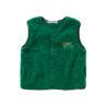 Sproet & Sprout Loose Teddy Gilet Deep Green Sproet & Sprout Loose Teddy Gilet Deep Green