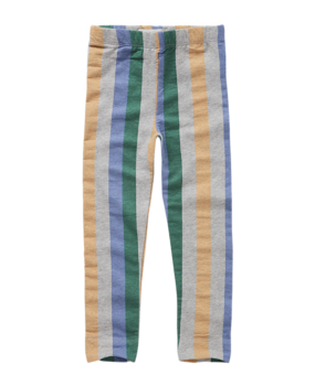 Sproet & Sprout Winter Legging Multi Colour Stripe Grey Melee