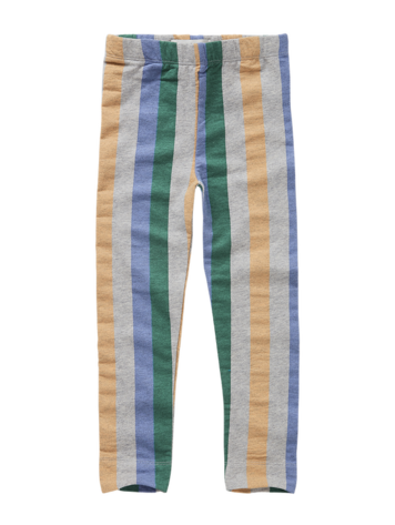 Sproet & Sprout Winter Legging Multi Colour Stripe Grey Melee
