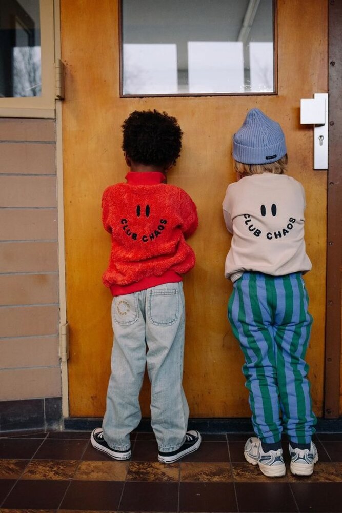 Sproet & Sprout Sweatshirt Anorak Teddy Vivid Red Sproet & Sprout Sweatshirt Anorak Teddy Vivid Red