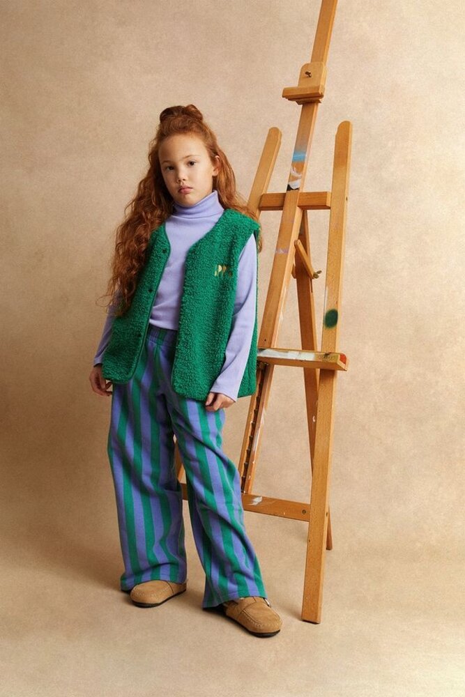 Sproet & Sprout Loose Teddy Gilet Deep Green Sproet & Sprout Loose Teddy Gilet Deep Green