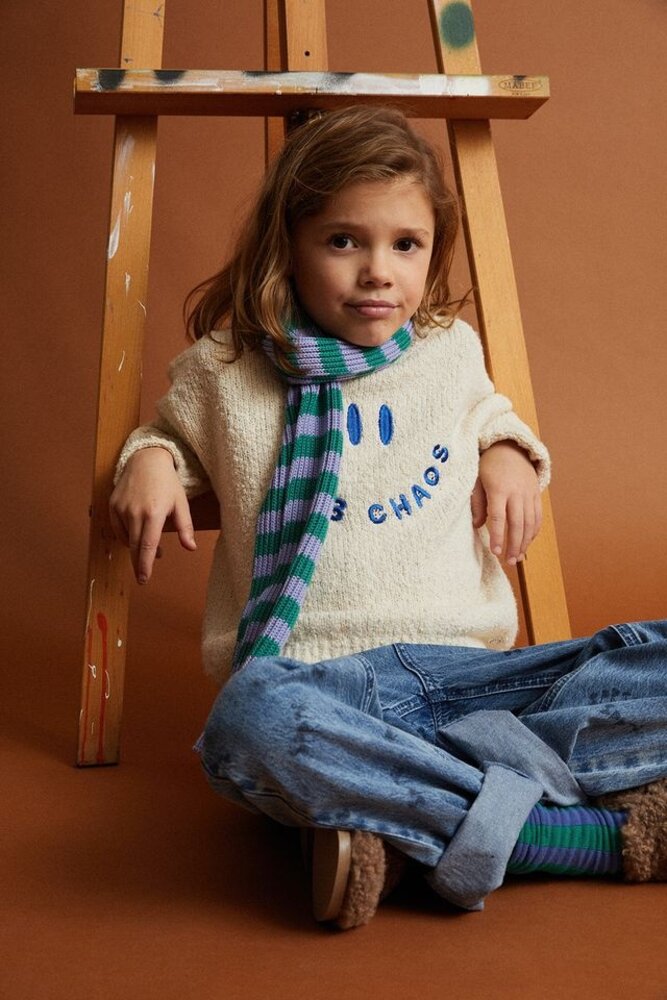 Sproet & Sprout Sweater Boucle Club Chaos Ivory Melee Sproet & Sprout Sweater Boucle Club Chaos Ivory Melee