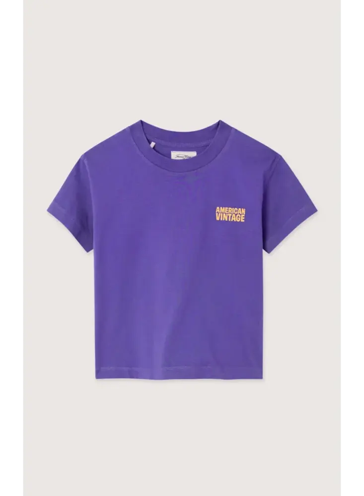 American Vintage T-shirt Gixy Purple American Vintage T-shirt Gixy Purple