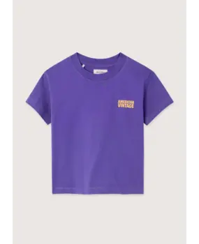 American Vintage T-shirt Gixy Purple