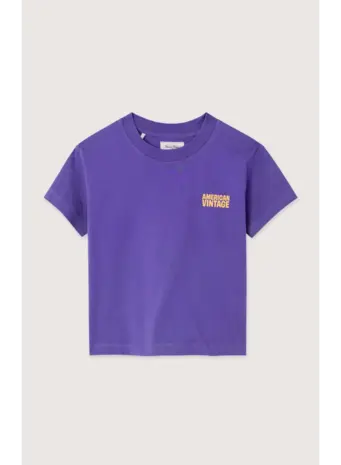 American Vintage T-shirt Gixy Purple American Vintage T-shirt Gixy Purple