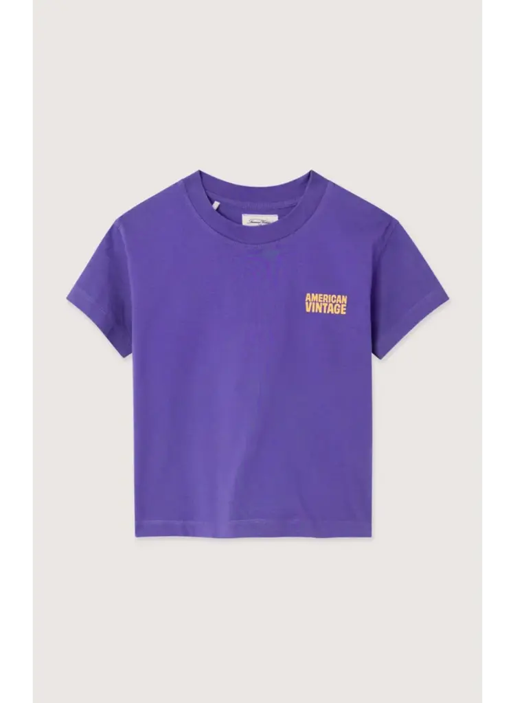 American Vintage T-shirt Gixy Purple