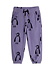 Penguin aop fleece trousers purple