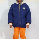 Mini Rodini Ritzratz patch quilted puffer blue Mini Rodini Ritzratz patch quilted puffer blue