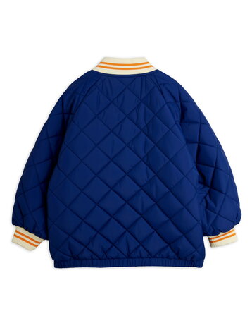 Mini Rodini Ritzratz patch quilted puffer blue