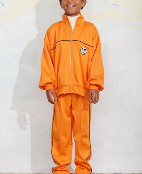 Mini Rodini Ritzratz patch tracksuit jacket orange Mini Rodini Ritzratz patch tracksuit jacket orange