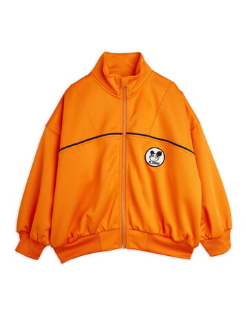 Mini Rodini Ritzratz patch tracksuit jacket orange