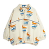 Mini Rodini Velvet worms aop half zip sweatshirt multi