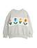 Violas panel sweatshirt grey melange