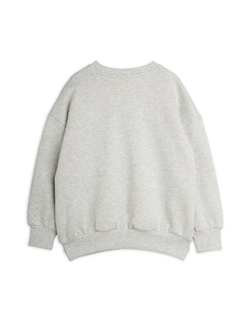 Mini Rodini Violas panel sweatshirt grey melange