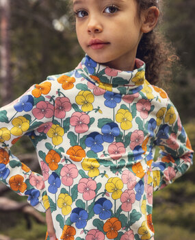 Mini Rodini Violas aop turtleneck multi Mini Rodini Violas aop turtleneck multi
