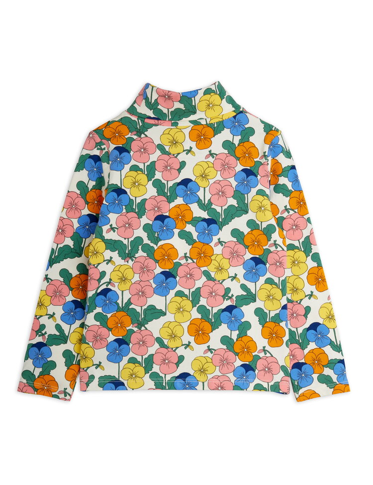 Mini Rodini Violas aop turtleneck multi