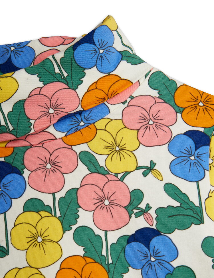 Mini Rodini Violas aop turtleneck multi