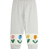 Mini Rodini Violas panel sweatpants grey melange