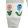 Mini Rodini Violas panel sweatpants grey melange