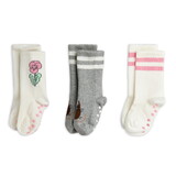 Mini Rodini Elephant shrew 3-pack anti-slip socks Mini Rodini Elephant shrew 3-pack anti-slip socks