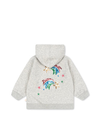 Konges Slojd LOU SEQUIN SWEAT ZIP HOODIE Pailletten
