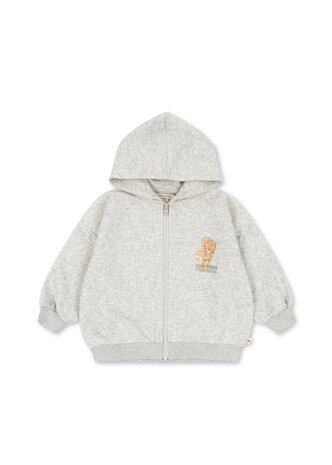 Konges Slojd LOU SEQUIN SWEAT ZIP HOODIE Tijger