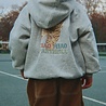 Konges Slojd LOU SEQUIN SWEAT ZIP HOODIE Tijger