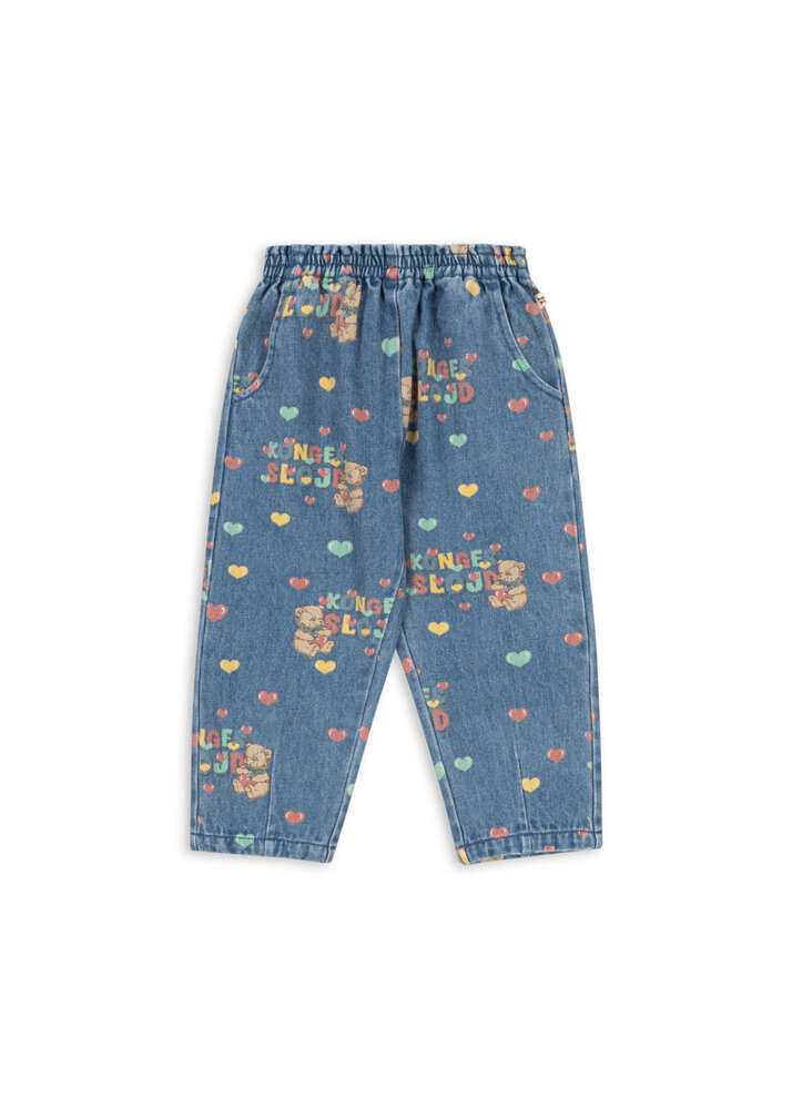 Konges Slojd MAGOT FRILL PANTS Teddy Coeur Konges Slojd MAGOT FRILL PANTS Teddy Coeur