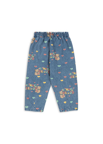 Konges Slojd MAGOT FRILL PANTS Teddy Coeur Konges Slojd MAGOT FRILL PANTS Teddy Coeur